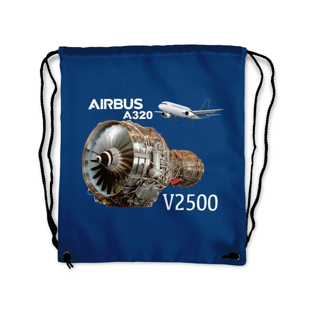 Airbus A320 Drawstring Bag - view 2