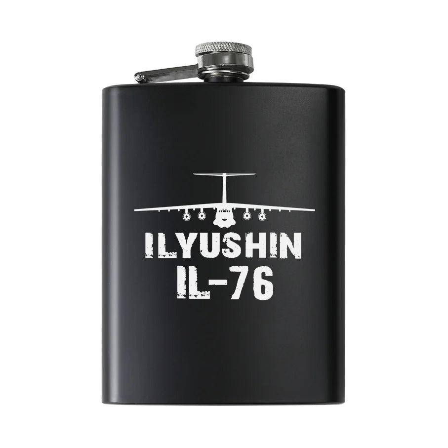 Customisable Ilyushin IL-76 Hip Flask - view 2