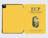 Thumbnail for Northwest Florida Beaches International Airport (ECP) design on yellow ipad tablet case