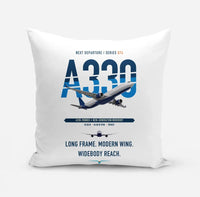 Thumbnail for Airbus A330-900neo design on white pillow