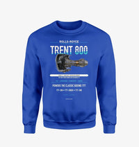Thumbnail for TRENT 800 design on blue sweatshirt