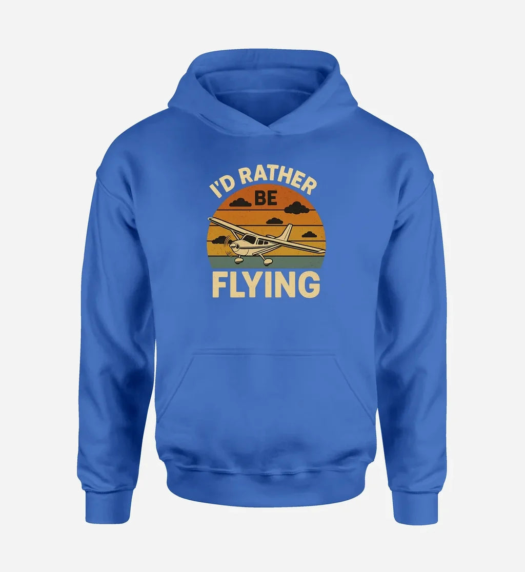 I'd Rather Be Flying Hoodie - view 2