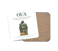Thumbnail for Thomas Sankara International Airport (OUA) design on white 1 piece coaster