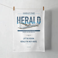 Thumbnail for Handley Page HPR.7 Dart Herald design on white towel