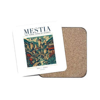 Thumbnail for MESTIA - Poster - Coaster - White