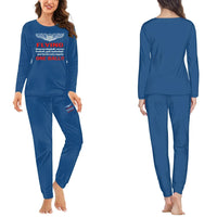 Thumbnail for Flying One Ball women pajamas - Blue
