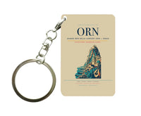 Thumbnail for Ahmed Ben Bella Airport ORN — Oran Key Chain design on beige key chain