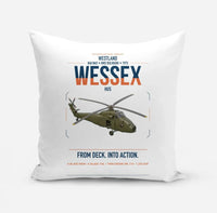Thumbnail for Westland Wessex HU5 design on white pillow