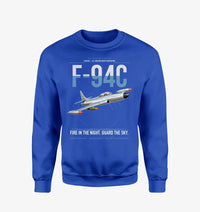 Thumbnail for F-94C Starfire design on blue sweatshirt
