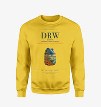 Thumbnail for Darwin International Airport (DRW) design on yellow sweatshirt