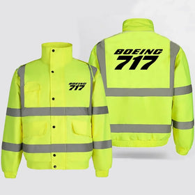 Boeing 717 & Text Reflective Winter Jackets