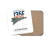 Thumbnail for Saab J 35F Draken design on white 1 piece coaster