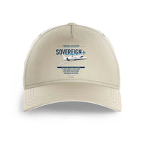 Thumbnail for Cessna Citation Sovereign+ design on beige printed hat