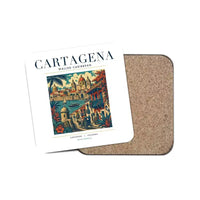 Thumbnail for CARTAGENA - Poster - Coaster - White