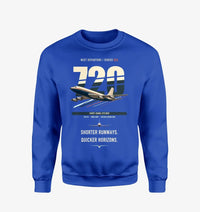 Thumbnail for Boeing 720B design on blue sweatshirt