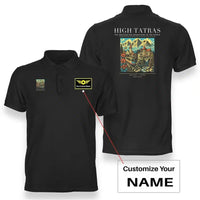 Thumbnail for HIGH TATRAS - Poster - Double-Side Polo - Black + Name