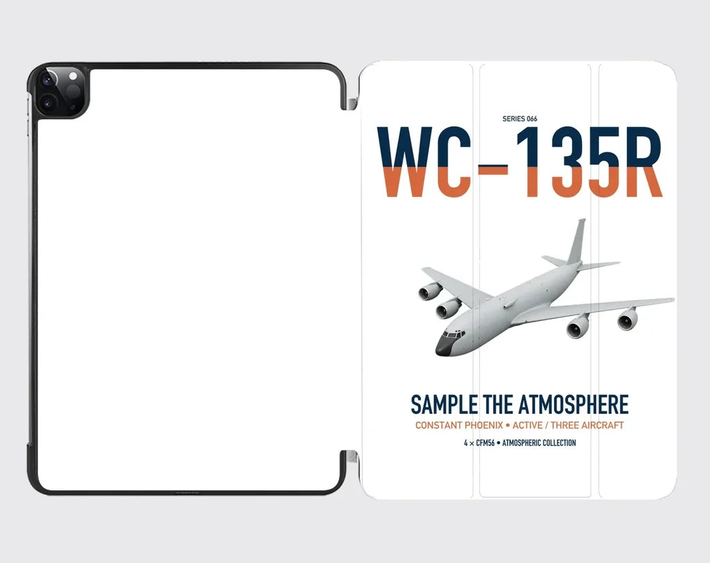 WC-135R Constant Phoenix design on white ipad tablet case