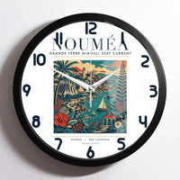 Thumbnail for NOUMÉA - Poster - Wall Clock Framed - White