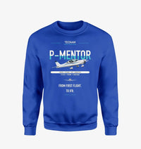 Thumbnail for Tecnam P-Mentor design on blue sweatshirt