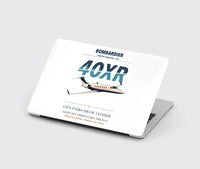 Thumbnail for Bombardier Learjet 40XR design on white MacBook case