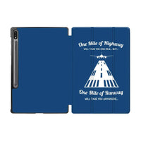 Thumbnail for One Mile of Runway Will Take you Anywhere - Samsung Tablet - Blue