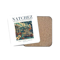 Thumbnail for NATCHEZ - Poster - Coaster - White