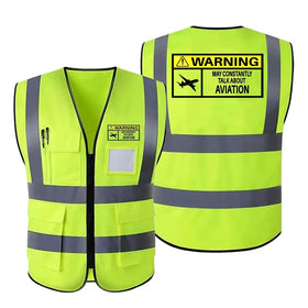 Warning May Constantly Talk About Aviation Reflective Vests