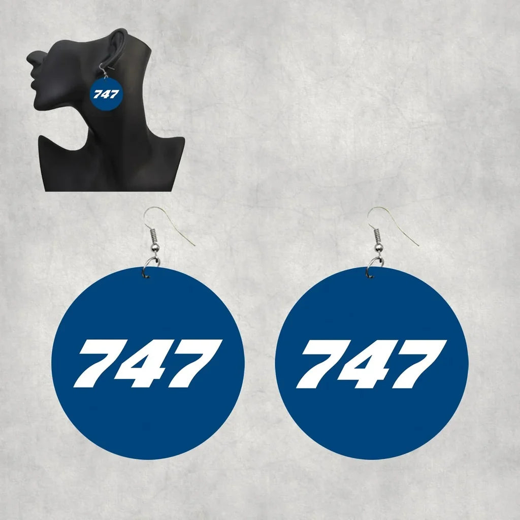 Boeing 747 Earrings - view 2
