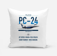 Thumbnail for Pilatus PC-24 design on white pillow