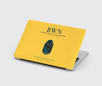 Thumbnail for Brunei International Airport Bandar Seri Begawan (BWN) design on yellow MacBook case
