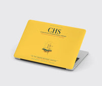 Thumbnail for Charleston International Airport (CHS) design on yellow MacBook case