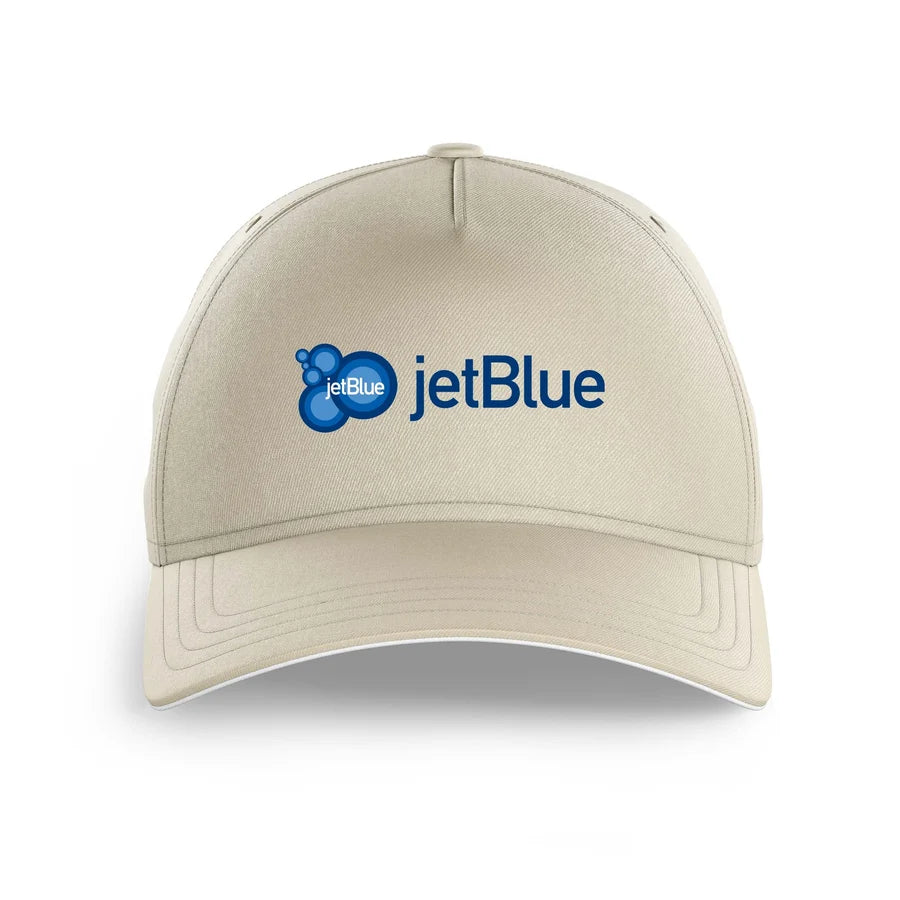 Jetblue Airways Airlines logo printed on beige cap