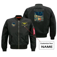 Thumbnail for VINTAGE G4080 - The Propliner Nights - Bomber Jacket design on black+name