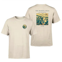 Thumbnail for VINTAGE G4009 - The Training Field - Double-Side T-Shirt design on beige double side t shirt