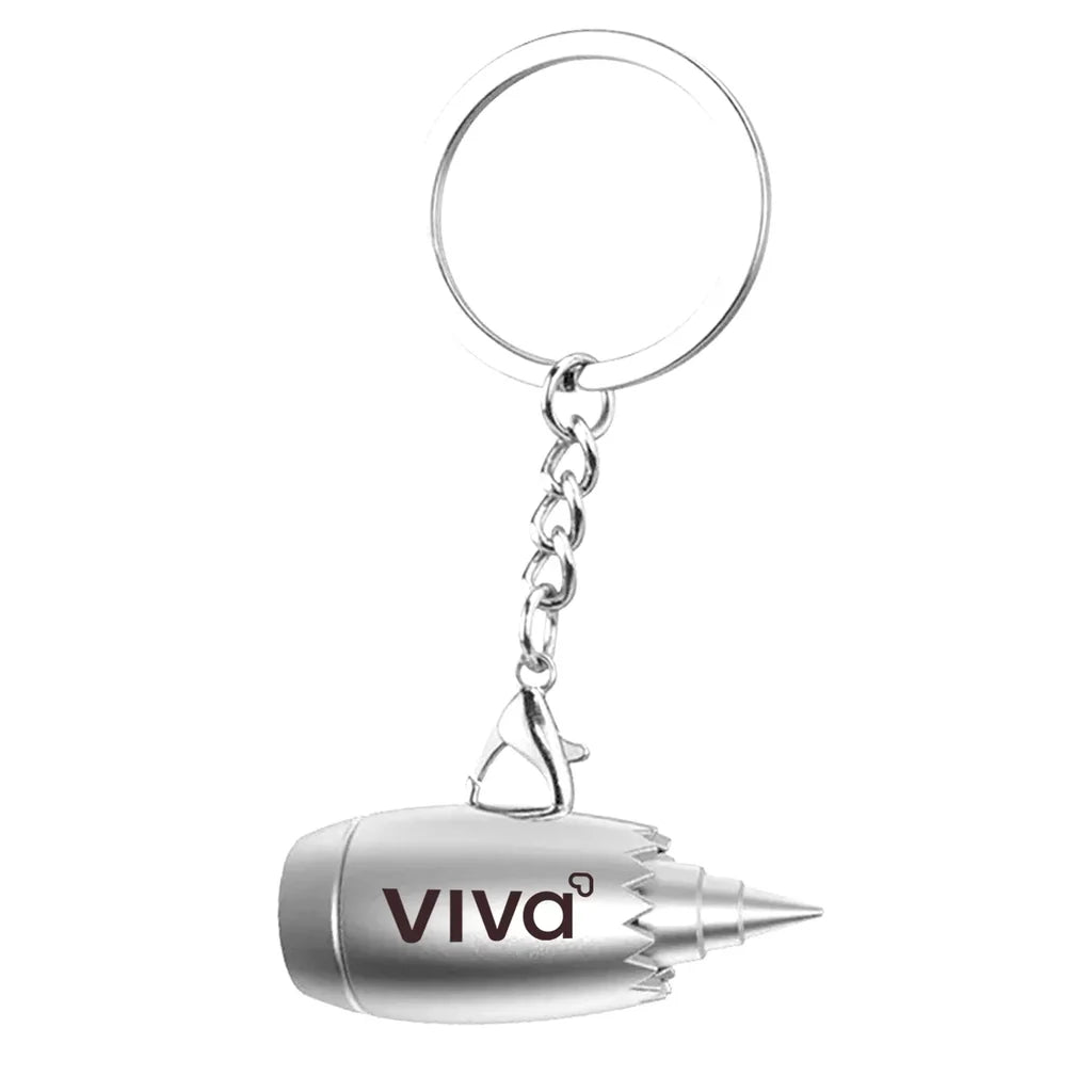 Customisable Viva Aerobus Airlines Jet Engine Key Chain - view 2