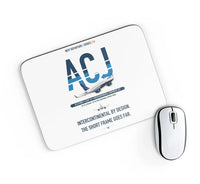 Thumbnail for Airbus ACJ319neo design on white rectangle mouse pad