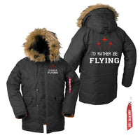 Thumbnail for I'd Rather Be Flying Bomber Jacket - view 2