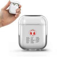 Thumbnail for Aviation Alphabet 3 AirPods transparent case - Normal