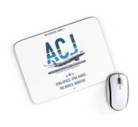 Thumbnail for Airbus ACJ350 / exact ACJ350-900 design on white rectangle mouse pad