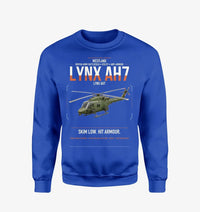 Thumbnail for Westland Lynx AH7 design on blue sweatshirt