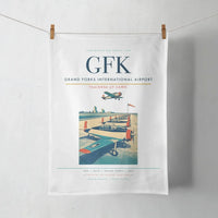 Thumbnail for Grand Forks International Airport (GFK) design on white towel