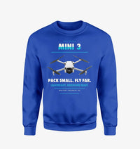 Thumbnail for DJI Mini 3 design on blue sweatshirt