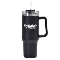 Thumbnail for FlySafair 40oz Stainless Steel Car Mug With Holder in black