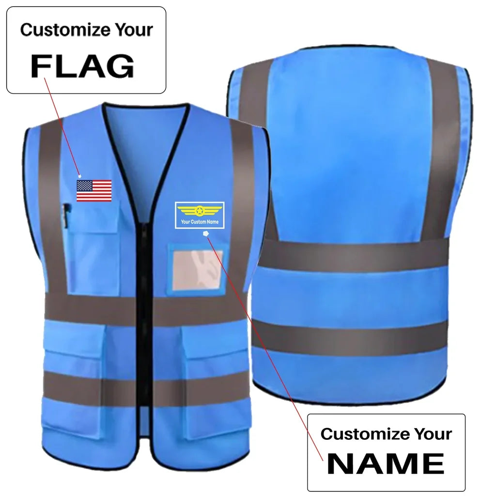 Customisable Flag & Name with Badge Vest - view 2