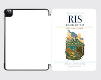 Thumbnail for Rishiri Airport (RIS) design on white ipad tablet case