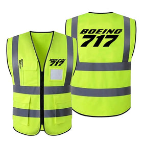 Boeing 717 & Text Reflective Vests