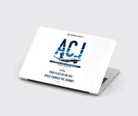 Thumbnail for Airbus ACJ TwoTwenty design on white MacBook case