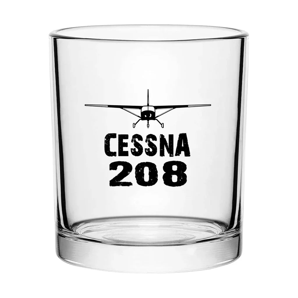 Customisable Cessna 208 Whisky Glass - view 2