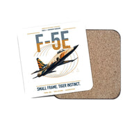 Thumbnail for F-5E Tiger II design on white 1 piece coaster
