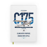 Thumbnail for Cessna 175 Skylark design on white notebook